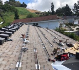 solar mounting and roof